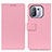 Leather Case Stands Flip Cover M08L Holder for Xiaomi Mi 11 Pro 5G Pink