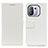 Leather Case Stands Flip Cover M08L Holder for Xiaomi Mi 11 Pro 5G White