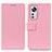 Leather Case Stands Flip Cover M08L Holder for Xiaomi Mi 12 5G Pink