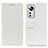 Leather Case Stands Flip Cover M08L Holder for Xiaomi Mi 12 Pro 5G White