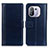 Leather Case Stands Flip Cover N02P Holder for Xiaomi Mi 11 Pro 5G Blue