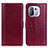 Leather Case Stands Flip Cover N02P Holder for Xiaomi Mi 11 Pro 5G Red
