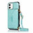 Leather Case Stands Flip Cover N03 Holder for Apple iPhone 12 Mini