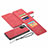 Leather Case Stands Flip Cover N03 Holder for Samsung Galaxy Note 20 5G Red