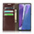 Leather Case Stands Flip Cover N04 Holder for Samsung Galaxy Note 20 5G