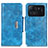 Leather Case Stands Flip Cover N04P Holder for Xiaomi Mi 11 Ultra 5G Sky Blue