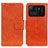 Leather Case Stands Flip Cover N05P Holder for Xiaomi Mi 11 Ultra 5G Orange