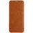 Leather Case Stands Flip Cover S01 for Samsung Galaxy S8 Brown