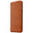 Leather Case Stands Flip Cover S01 for Samsung Galaxy S8 Brown