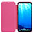 Leather Case Stands Flip Cover S01 for Samsung Galaxy S9 Hot Pink