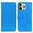 Leather Case Stands Flip Cover T01 Holder for Apple iPhone 16 Pro Max Blue