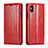 Leather Case Stands Flip Cover T01 Holder for Apple iPhone Xs Max Red