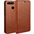 Leather Case Stands Flip Cover T01 Holder for Huawei Honor View 20 Orange