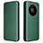 Leather Case Stands Flip Cover T01 Holder for Huawei Mate 40E 4G Green