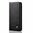 Leather Case Stands Flip Cover T01 Holder for Oppo Find X2 Black