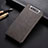 Leather Case Stands Flip Cover T01 Holder for Samsung Galaxy A80 Gray