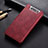 Leather Case Stands Flip Cover T01 Holder for Samsung Galaxy A80 Red