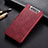 Leather Case Stands Flip Cover T01 Holder for Samsung Galaxy A90 4G Red
