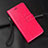 Leather Case Stands Flip Cover T01 Holder for Samsung Galaxy A90 5G Hot Pink