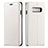 Leather Case Stands Flip Cover T01 Holder for Samsung Galaxy S10 5G White