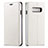 Leather Case Stands Flip Cover T01 Holder for Samsung Galaxy S10 White