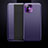 Leather Case Stands Flip Cover T01 Holder for Xiaomi Mi 11 Lite 4G Purple