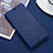 Leather Case Stands Flip Cover T02 Holder for Apple iPhone 11 Pro Max Blue