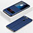 Leather Case Stands Flip Cover T02 Holder for Huawei Honor V20 Blue