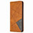 Leather Case Stands Flip Cover T02 Holder for Huawei Nova Lite 3 Plus Orange