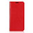 Leather Case Stands Flip Cover T02 Holder for Oppo F15 Red