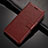 Leather Case Stands Flip Cover T02 Holder for Xiaomi Redmi Note 8 (2021)