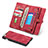 Leather Case Stands Flip Cover T03 Holder for Apple iPhone 6 Red