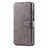 Leather Case Stands Flip Cover T03 Holder for Huawei P30 Lite New Edition Gray