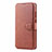 Leather Case Stands Flip Cover T03 Holder for Huawei P30 Lite New Edition Orange