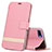 Leather Case Stands Flip Cover T03 Holder for Oppo R15X Pink