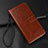 Leather Case Stands Flip Cover T03 Holder for Oppo RX17 Pro Brown