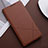 Leather Case Stands Flip Cover T04 Holder for Huawei Honor 20i Brown