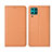 Leather Case Stands Flip Cover T04 Holder for Huawei Nova 7i Orange