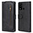 Leather Case Stands Flip Cover T04 Holder for Huawei Nova Lite 3 Plus Black