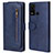 Leather Case Stands Flip Cover T04 Holder for Huawei Nova Lite 3 Plus Blue