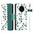 Leather Case Stands Flip Cover T04 Holder for OnePlus 7T Green