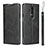 Leather Case Stands Flip Cover T04 Holder for OnePlus 7T Pro Black