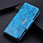 Leather Case Stands Flip Cover T04 Holder for Oppo Find X2 Sky Blue