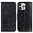 Leather Case Stands Flip Cover T05 Holder for Apple iPhone 14 Pro Black