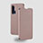 Leather Case Stands Flip Cover T05 Holder for Huawei Nova 6 5G Rose Gold