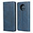 Leather Case Stands Flip Cover T05 Holder for OnePlus 7T Blue