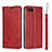 Leather Case Stands Flip Cover T05 Holder for Oppo K1 Red