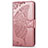 Leather Case Stands Flip Cover T05 Holder for Xiaomi Mi 10 Rose Gold