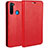 Leather Case Stands Flip Cover T05 Holder for Xiaomi Redmi Note 8T Red