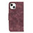 Leather Case Stands Flip Cover T06 Holder for Apple iPhone 14 Plus